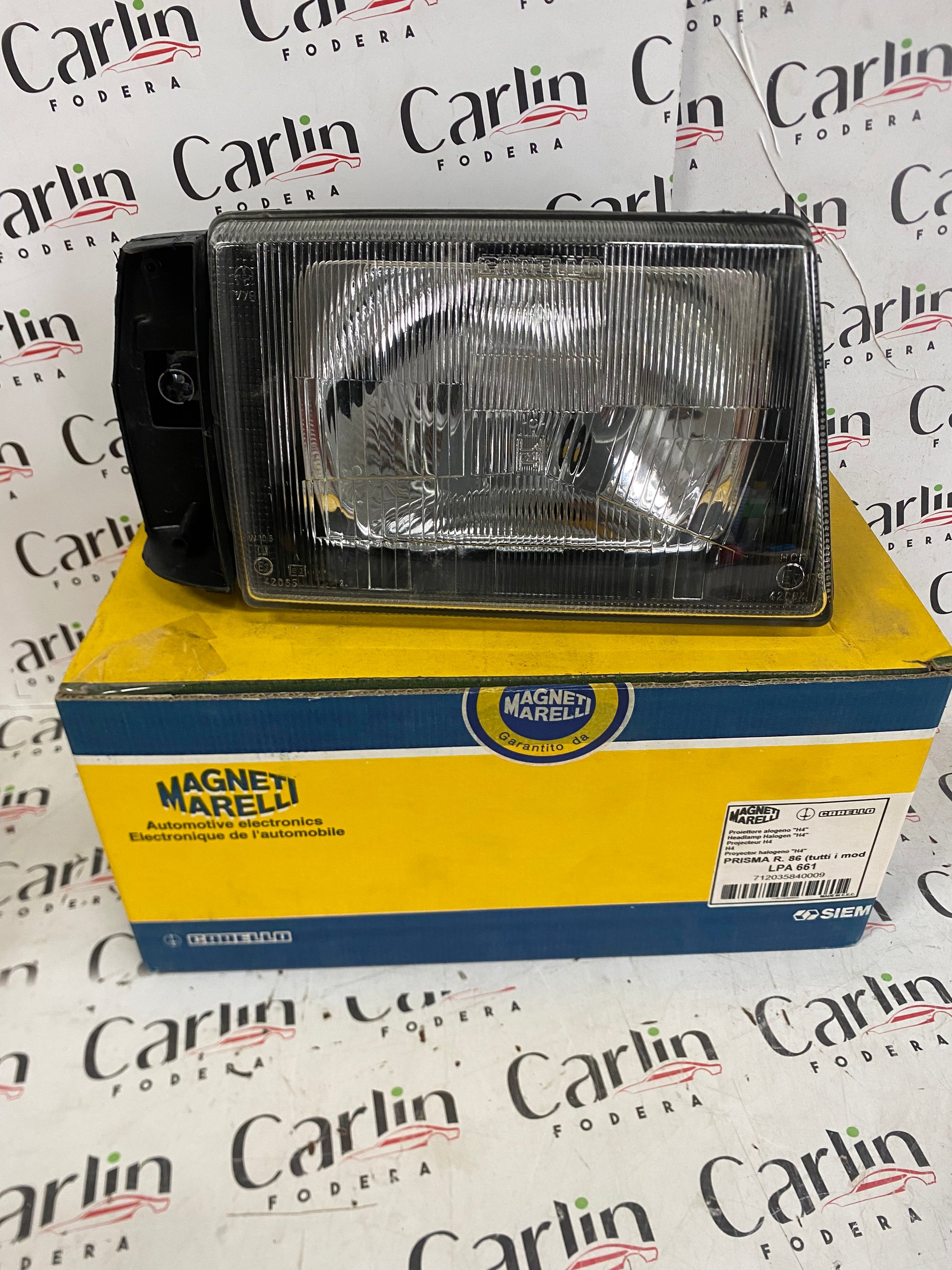 FARO ANTERIORE DESTRO NUOVO – LANCIA PRISMA R.86 – 712035840009