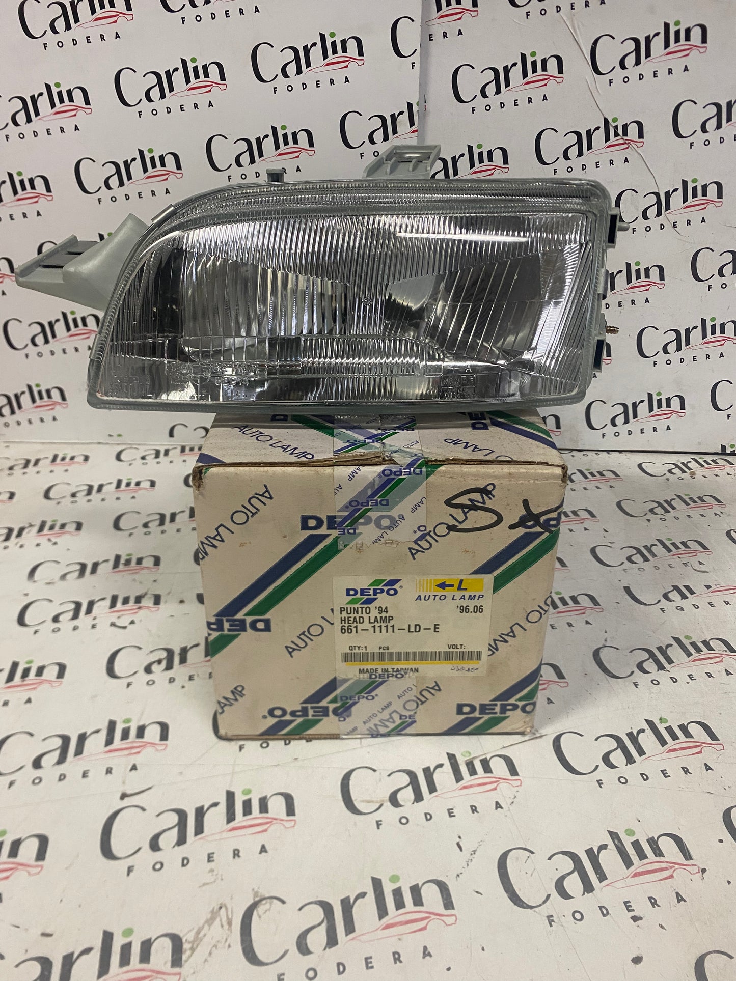 FARO ANTERIORE SINISTRO NUOVO – FIAT PUNTO (176) – DEPO 661-1111L-LD-E