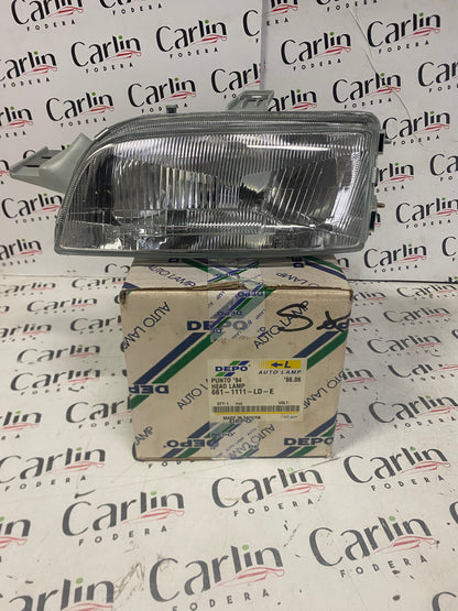 FARO ANTERIORE SINISTRO NUOVO – FIAT PUNTO (176) – DEPO 661-1111L-LD-E