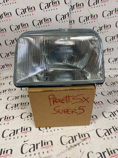 Faro Anteriore Sinistro H4 PEUGEOT 205 – Lato Guida