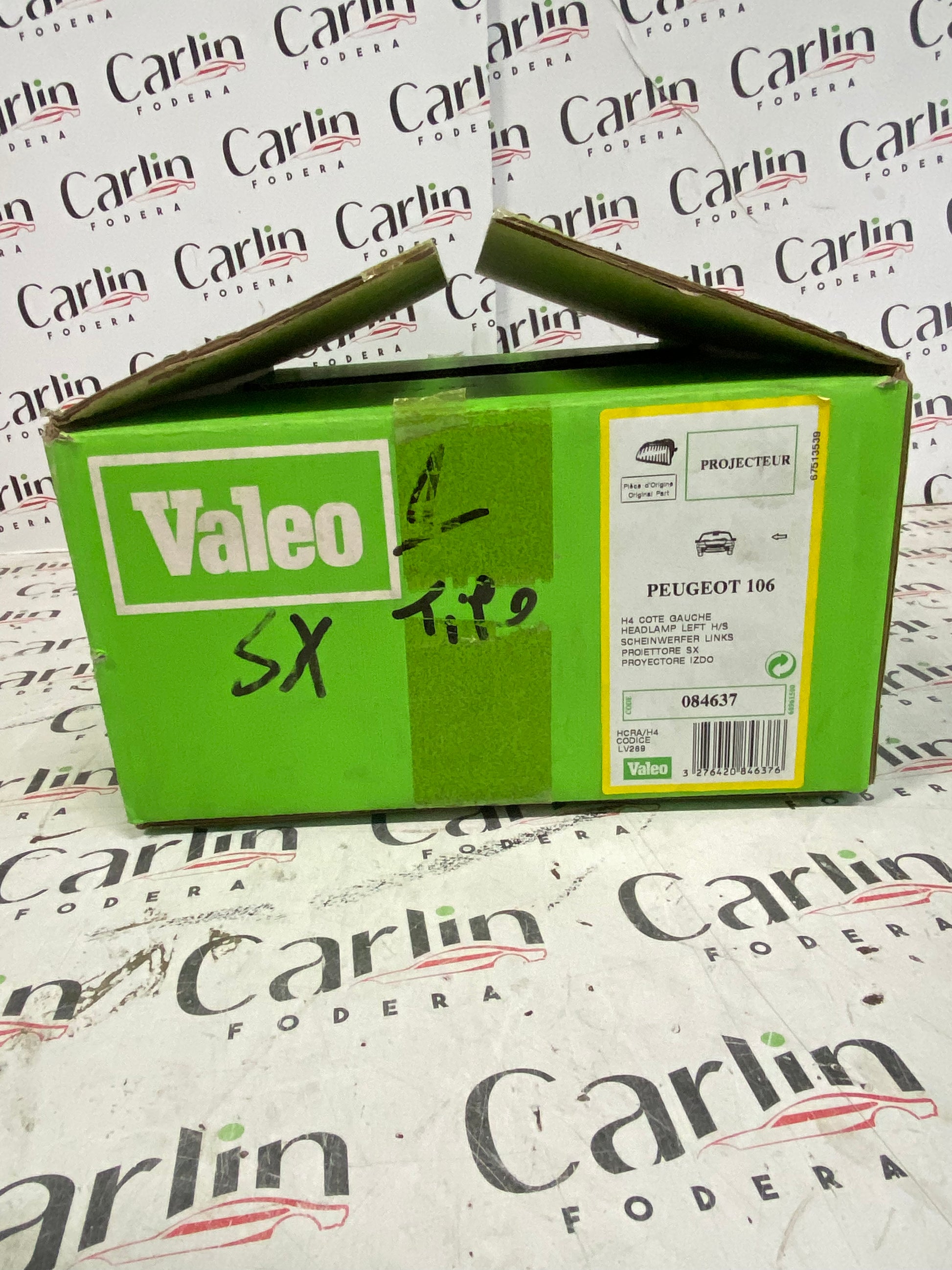 Faro Anteriore Sinistro PEUGEOT 106 91-96 H4 VALEO [084637] 7