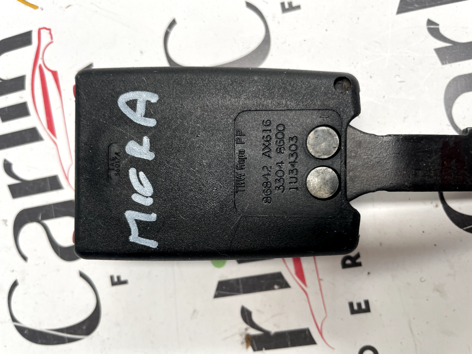  Fibbia Cintura di Sicurezza Nissan Micra 86842AX616 detail 4