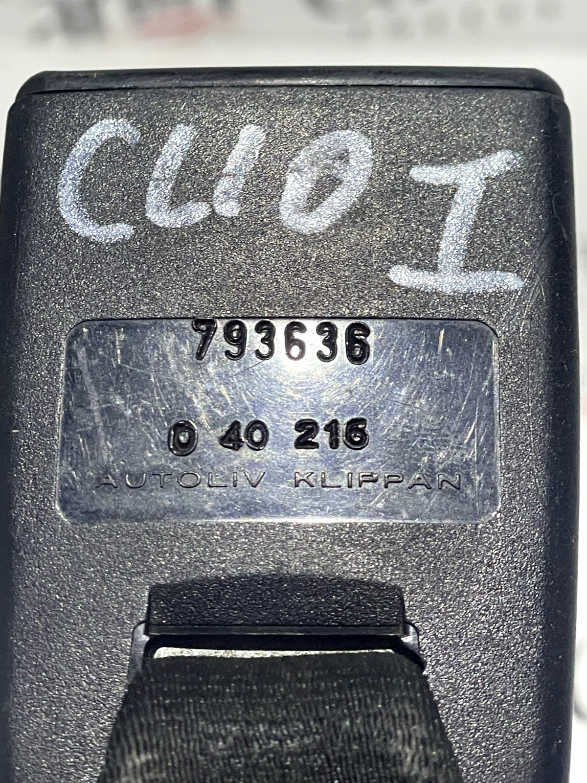 Fibbia Cintura di Sicurezza Renault Clio Dx/Sx 793636 detail 3