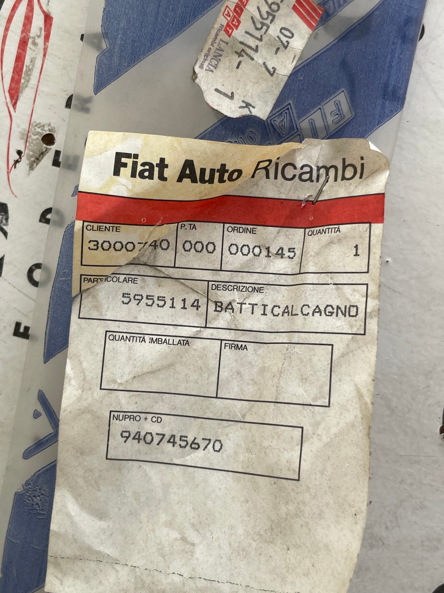 Fiat Uno - Battitacco Anteriore Destro Originale - 5955114