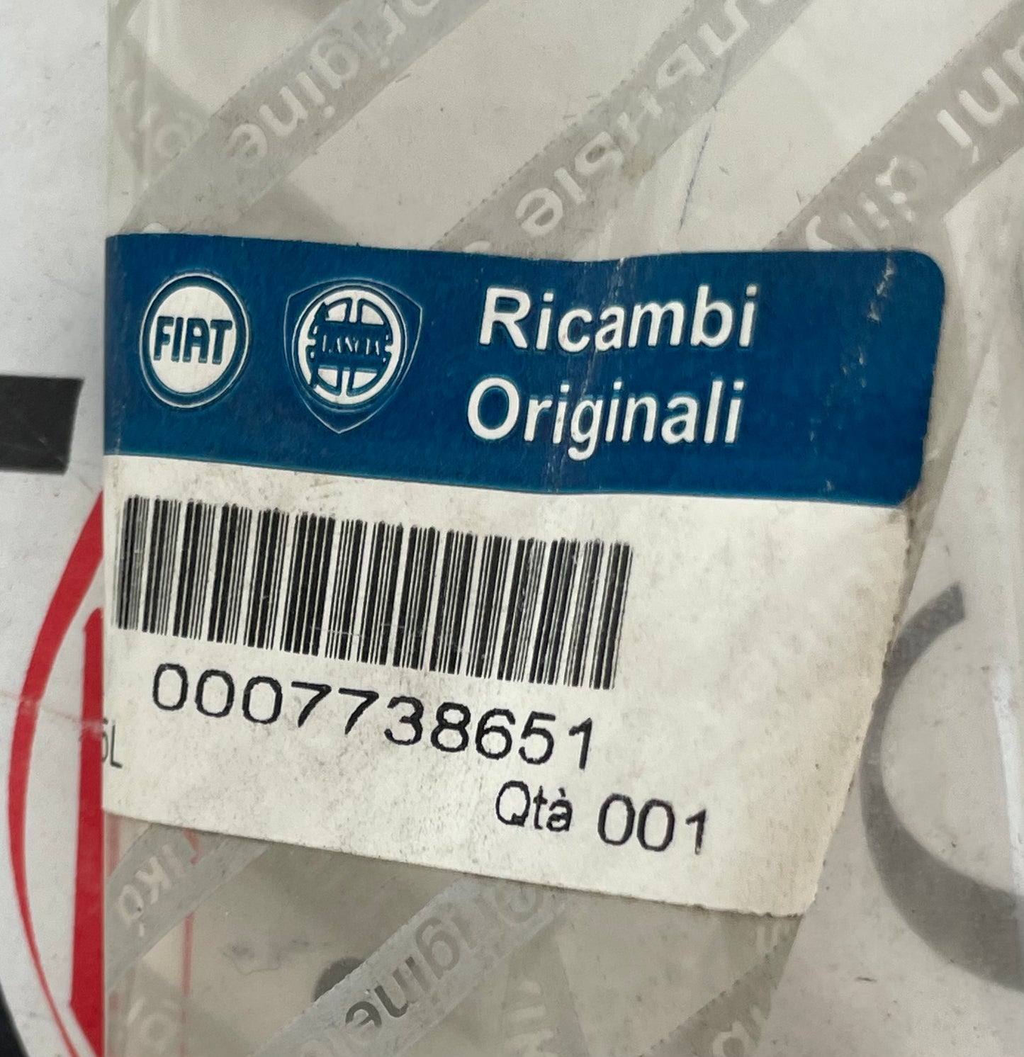 Fiat Punto MK1 5P - Raschiavetro Porta Anteriore DX - Nuovo Originale - COD. 7738651