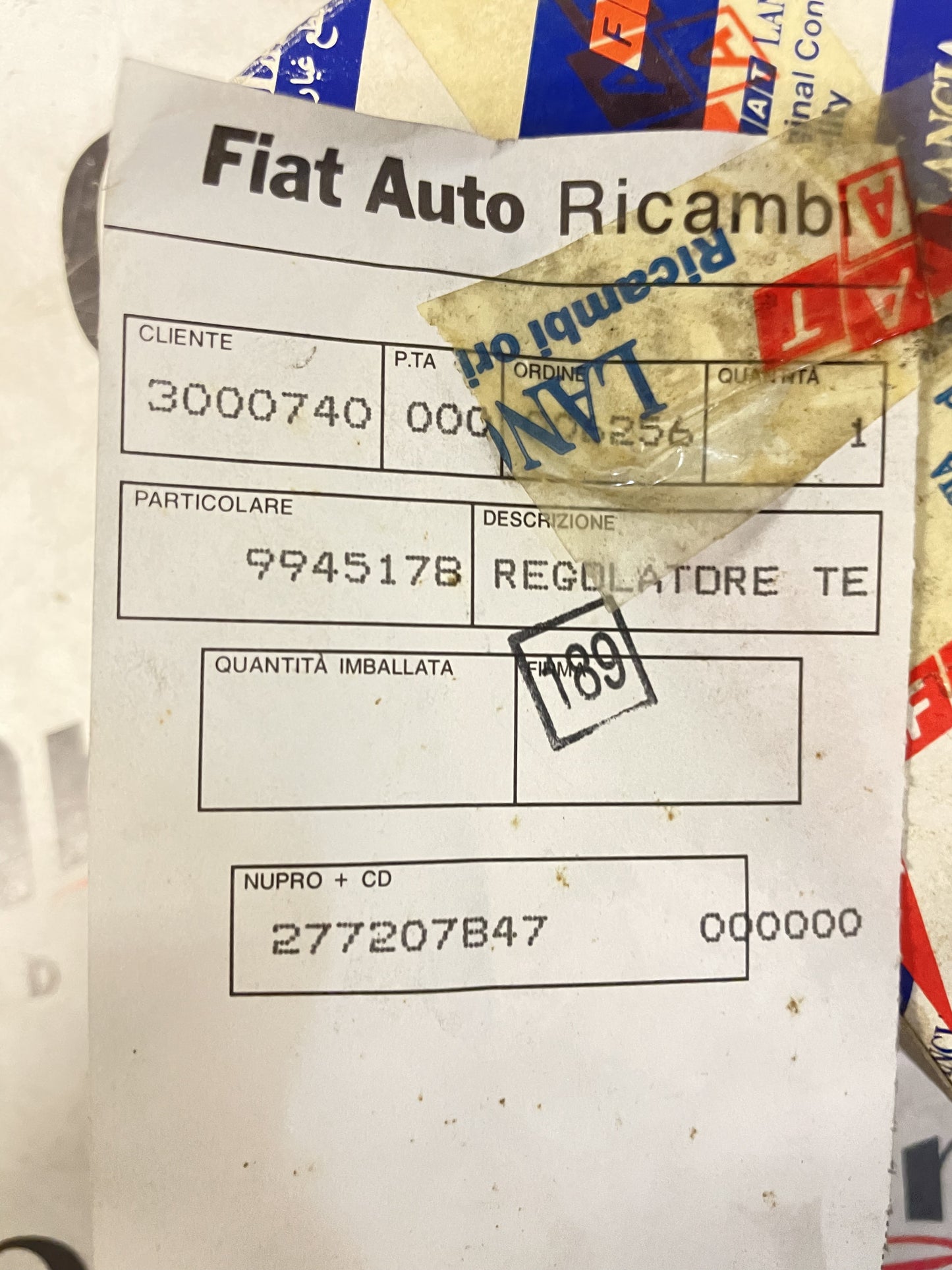 Regolatore di Tensione Originale [9945178] - FIAT Cinquecento, Seicento, Mille