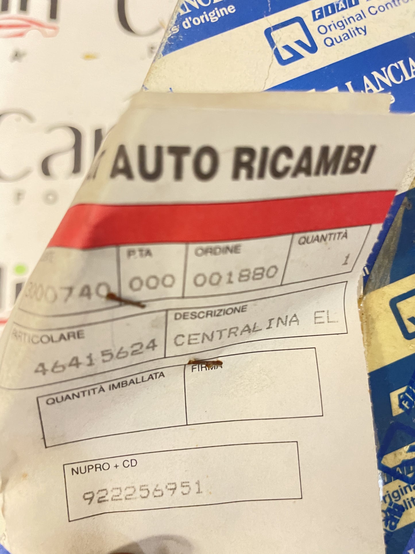 Centralina Aria Condizionata [46415624] [46415625] [7646141] - FIAT Tipo/Tempra - Nuova Originale