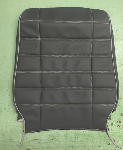 Original Equipment Seat Covering for Fiat Panda 141 Light Grey Faux Leather