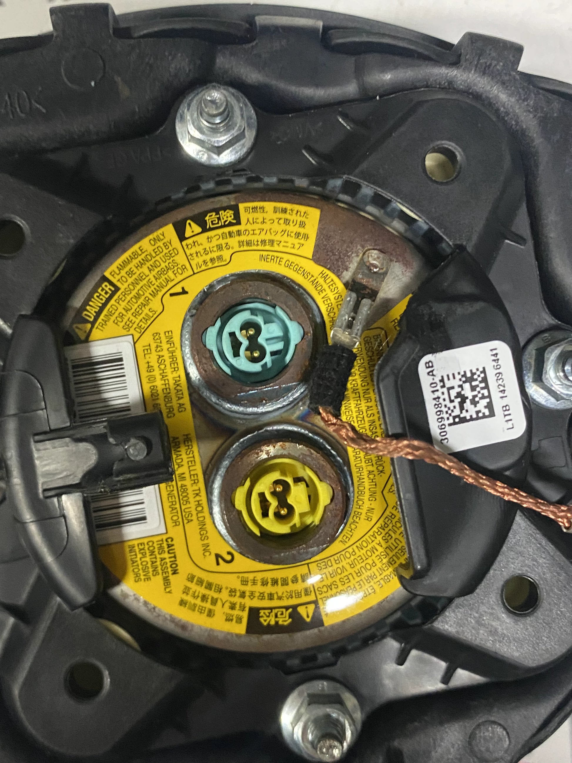 Mercedes-Benz A W176 Airbag dello Sterzo A2188603002 / A2188605102 / A2188602002 5