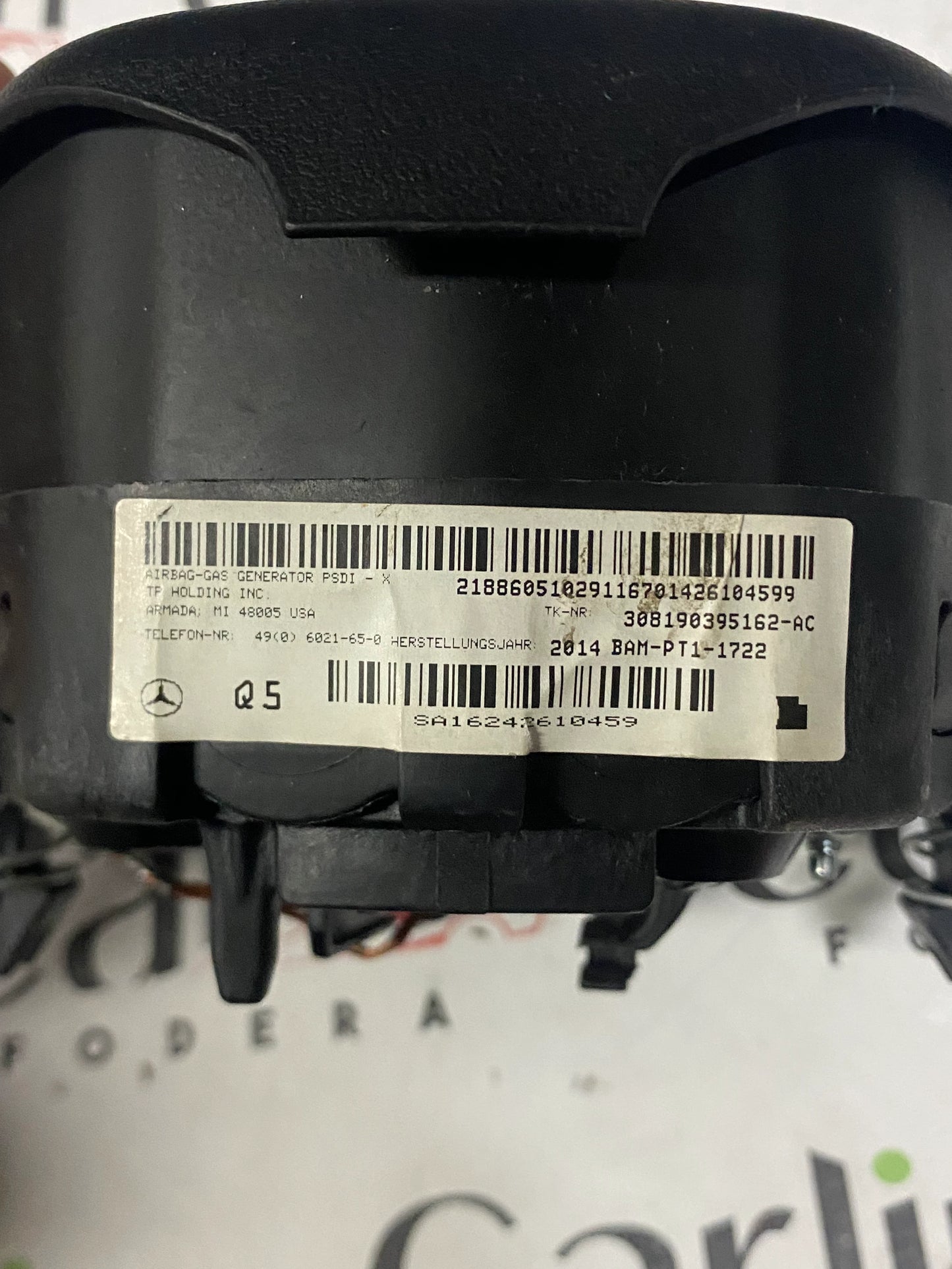 Mercedes-Benz A W176 Airbag dello Sterzo A2188603002 / A2188605102 / A2188602002 6