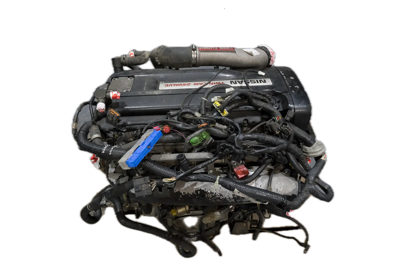 Motore Nissan RB26DETT Skyline GT-R 33 34 lateral