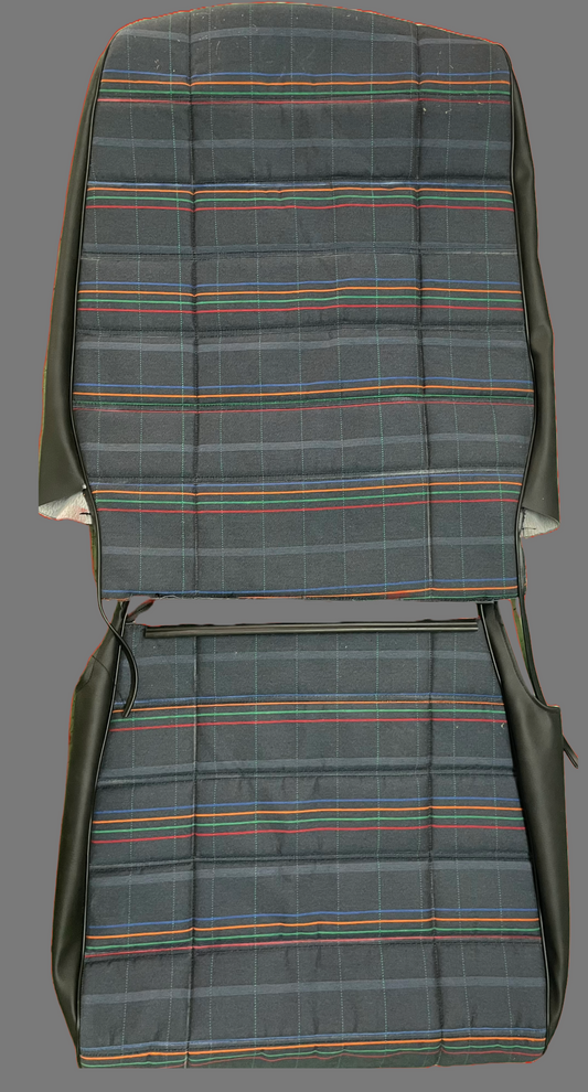 Front Seat Cover Seat and Backrest Fiat Panda 141 Original Stripes 