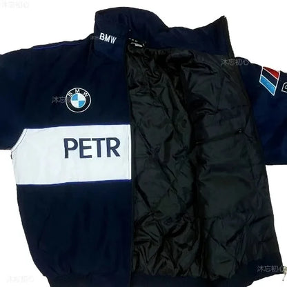 2025 new BMW F1 racing suit fully embroidered racing motorcycle suit team suit casual jacket