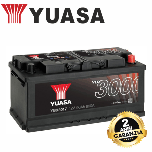 YBX3017	BATTERIA YUASA 90AH 800 DX 353-175-175