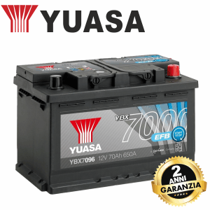 YUASA YBX7096 Batteria 12V 75Ah 700A