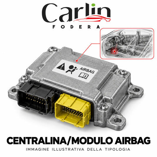 Illustrazione Carlin Fodera: Centralina/modulo airbag; immagine generica della tipologia