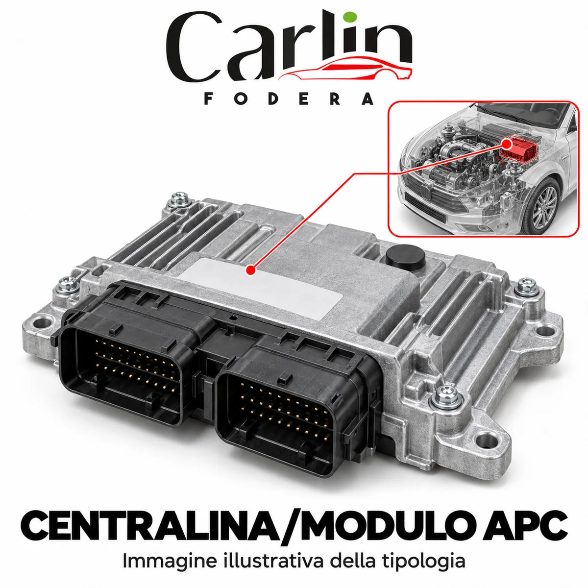 Illustrazione Carlin Fodera: Centralina/modulo APC; immagine generica della tipologia