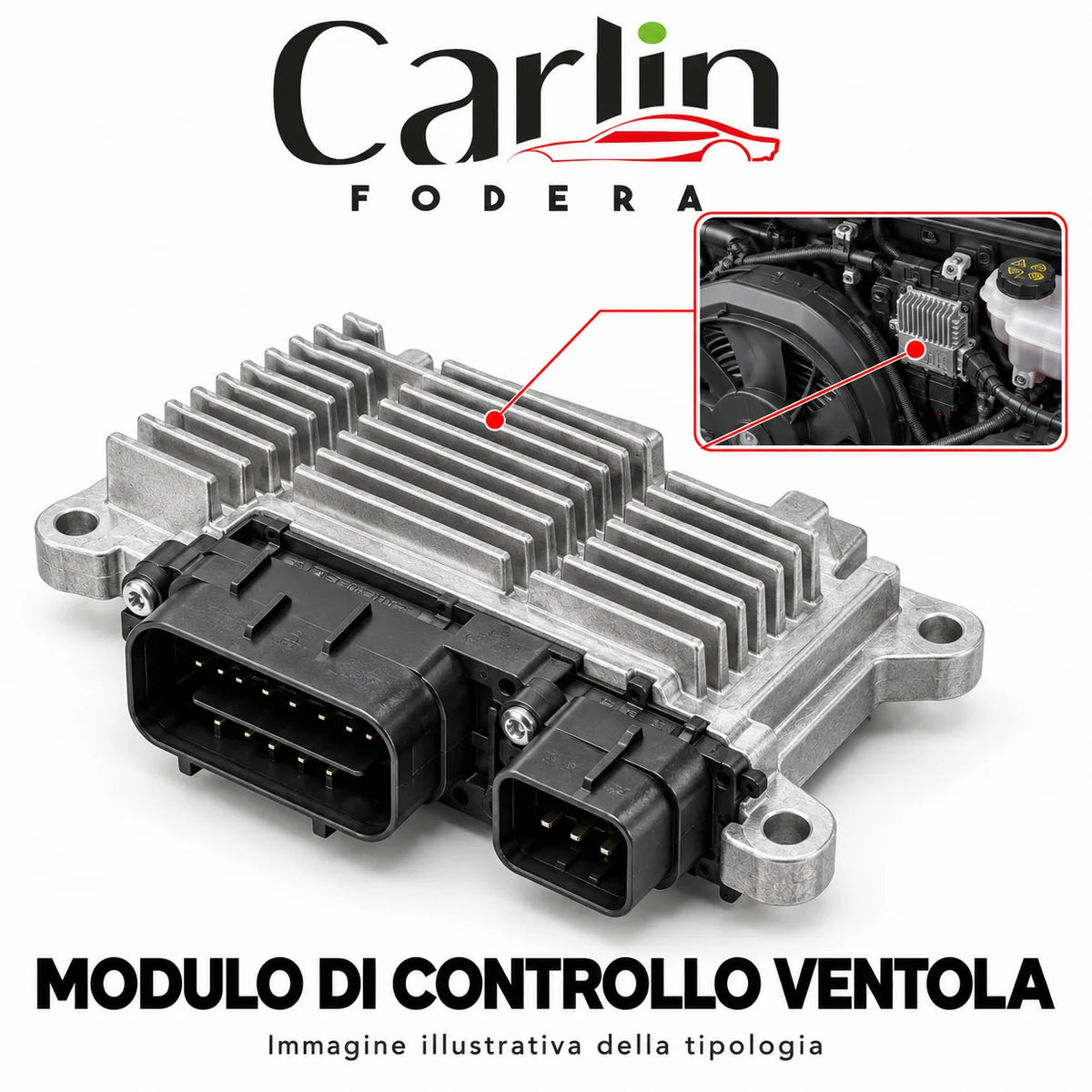 Illustrazione Carlin Fodera: Modulo di controllo ventola; immagine generica della tipologia