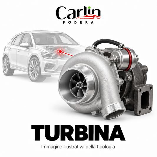 Turbina — illustrazione generica CarlinFodera, non fotografia del singolo ricambio