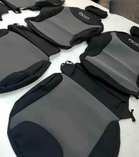 Tailor-made seat covers for FIAT 500 L (351-352) 2012-&gt;2018 in fabric or eco-leather