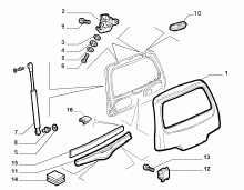 COFANO POSTERIORE FIAT SEICENTO 1998-2010 NUOVO DA VERNICIARE COD. 46512316